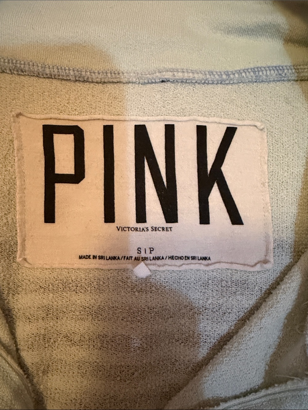 PINK Mint Green Quarter-Zip Pullover - Picture 3 of 4